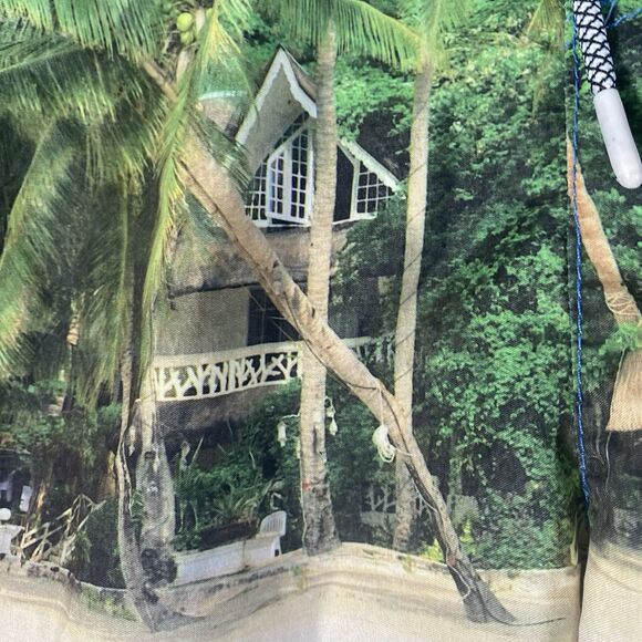 Tokyo Laundry Swim Board Lined Shorts Men W32 XL Hawaiian Tropical Floral  Beach - Picture 3 of 14